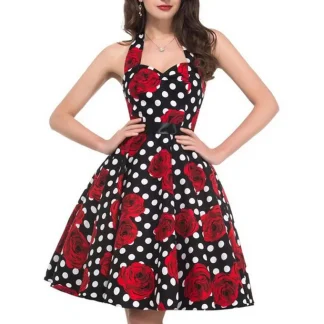 Vintage-Inspired Polka Dots Sundress