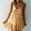Chic Spaghetti Strap Mini Sundress - Image 2