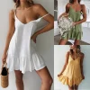Chic Spaghetti Strap Mini Sundress - Image 3