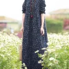 Retro Long Sleeve Swing Sundress - Image 2